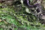 Colorful Polished Fluorite Slab - China #367872-1